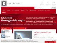 Tablet Screenshot of decorsystem-partners.pl